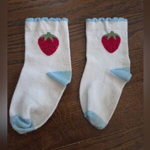 Gymboree Girls 2-3Y Strawberry Burst Of Spring Socks